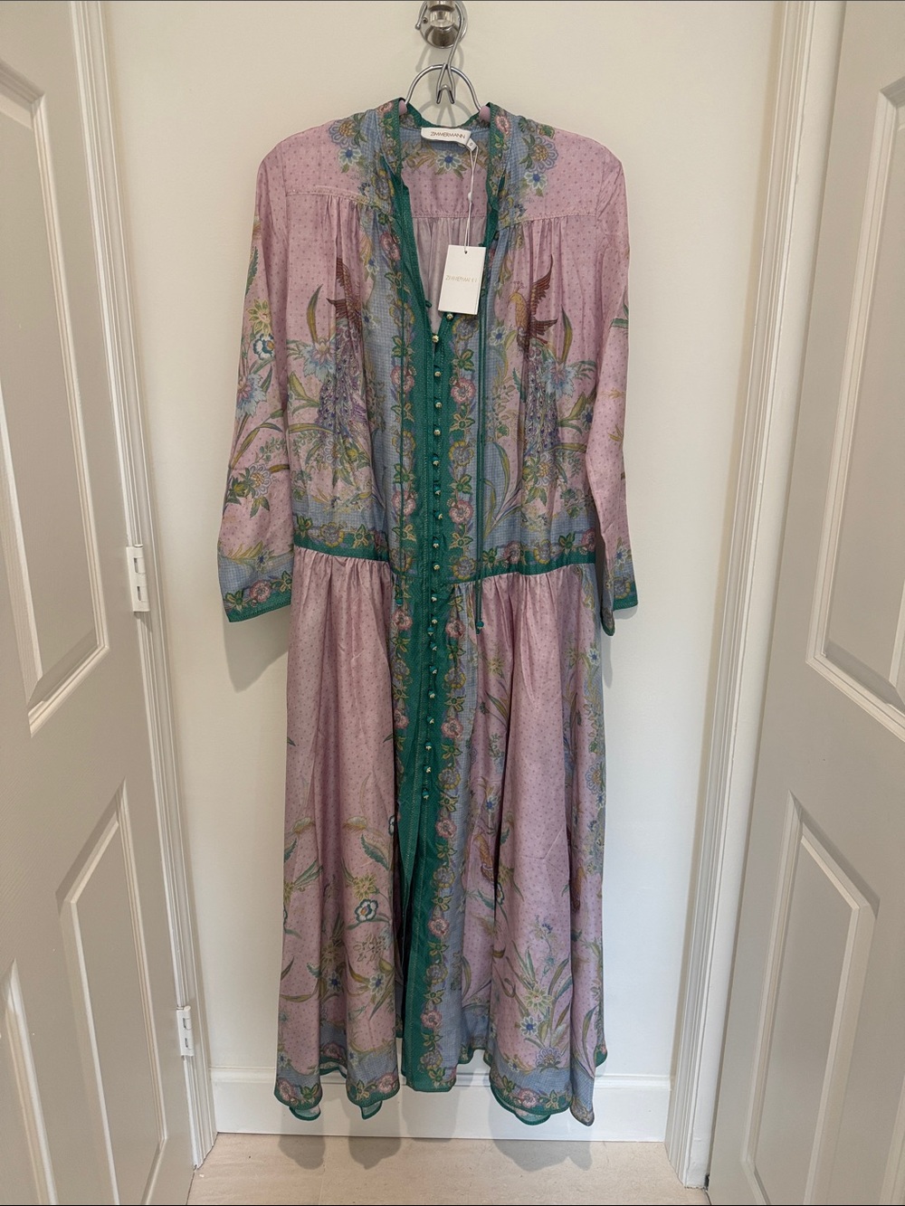 Zimmermann Indra Silk Dress NWT